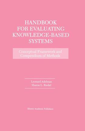 Riedel / Adelman |  Handbook for Evaluating Knowledge-Based Systems | Buch |  Sack Fachmedien