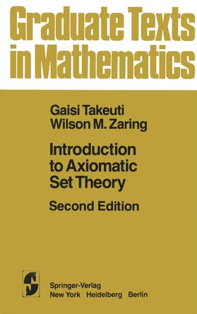 Zaring / Takeuti |  Introduction to Axiomatic Set Theory | Buch |  Sack Fachmedien