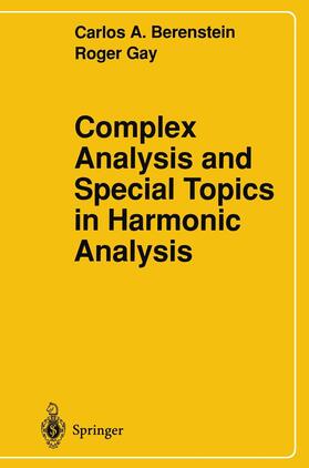 Gay / Berenstein |  Complex Analysis and Special Topics in Harmonic Analysis | Buch |  Sack Fachmedien