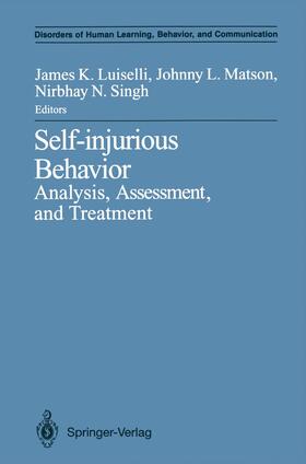Luiselli / Singh / Matson |  Self-injurious Behavior | Buch |  Sack Fachmedien