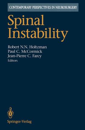 Holtzman / Farcy / McCormick |  Spinal Instability | Buch |  Sack Fachmedien