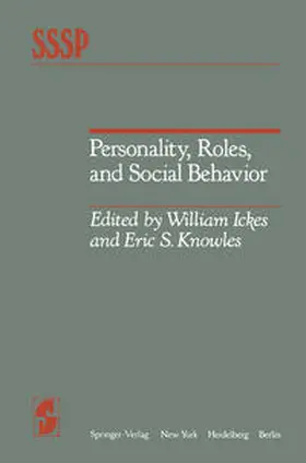 Ickes / Knowles |  Personality, Roles, and Social Behavior | eBook | Sack Fachmedien