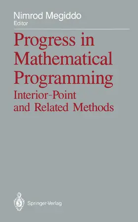 Megiddo |  Progress in Mathematical Programming | Buch |  Sack Fachmedien