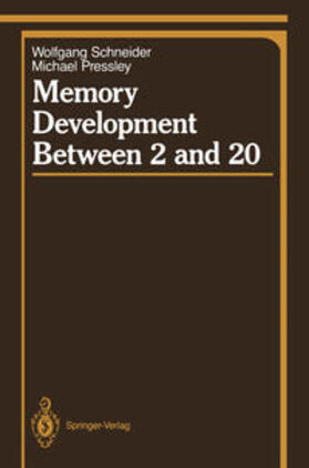 Schneider / Pressley |  Memory Development Between 2 and 20 | eBook | Sack Fachmedien