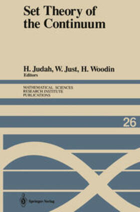 Judah / Just / Woodin |  Set Theory of the Continuum | eBook | Sack Fachmedien