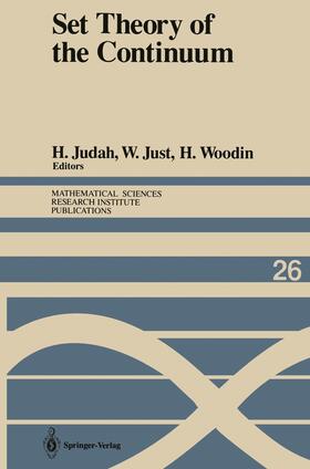 Judah / Woodin / Just |  Set Theory of the Continuum | Buch |  Sack Fachmedien