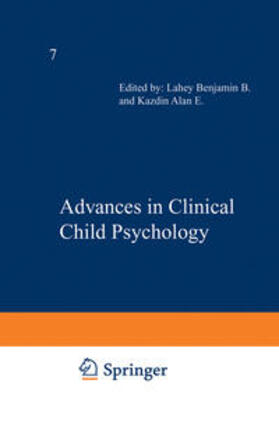 Lahey |  Advances in Clinical Child Psychology | eBook | Sack Fachmedien