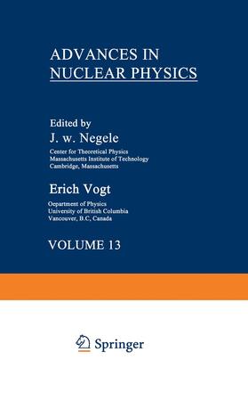 Negele |  Advances in Nuclear Physics | Buch |  Sack Fachmedien