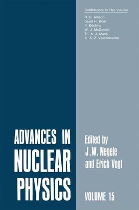 Negele |  Advances in Nuclear Physics | Buch |  Sack Fachmedien