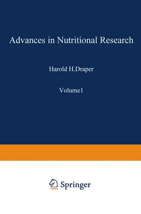 Draper |  Advances in Nutritional Research | Buch |  Sack Fachmedien