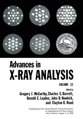 McCarthy |  Advances in X-Ray Analysis | Buch |  Sack Fachmedien