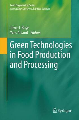 Arcand / Boye |  Green Technologies in Food Production and Processing | Buch |  Sack Fachmedien