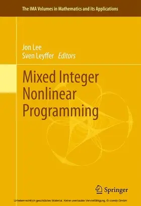 Lee / Leyffer |  Mixed Integer Nonlinear Programming | eBook | Sack Fachmedien