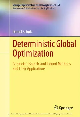 Scholz |  Deterministic Global Optimization | eBook | Sack Fachmedien