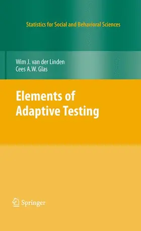 Glas / van der Linden |  Elements of Adaptive Testing | Buch |  Sack Fachmedien