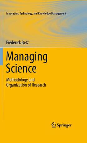 Betz |  Managing Science | Buch |  Sack Fachmedien