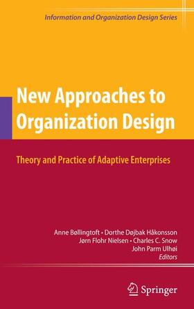Håkonsson / Ulhøi / Nielsen |  New Approaches to Organization Design | Buch |  Sack Fachmedien