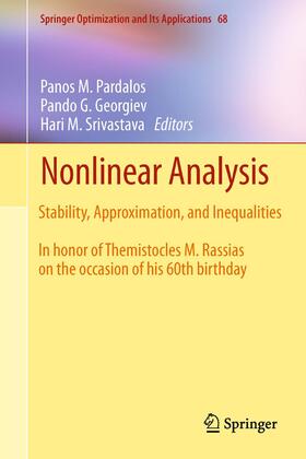 Pardalos / Srivastava / Georgiev |  Nonlinear Analysis | Buch |  Sack Fachmedien
