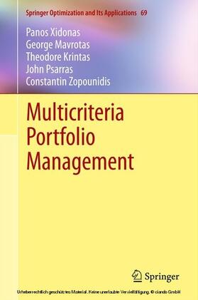 Xidonas / Mavrotas / Krintas |  Multicriteria Portfolio Management | eBook | Sack Fachmedien