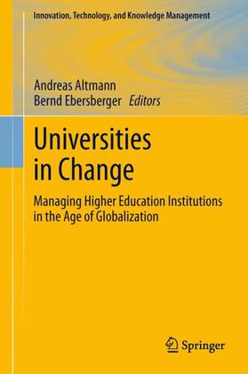 Ebersberger / Altmann |  Universities in Change | Buch |  Sack Fachmedien