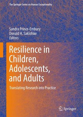 Saklofske / Prince-Embury |  Resilience in Children, Adolescents, and Adults | Buch |  Sack Fachmedien