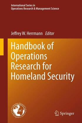 Herrmann |  Handbook of Operations Research for Homeland Security | Buch |  Sack Fachmedien