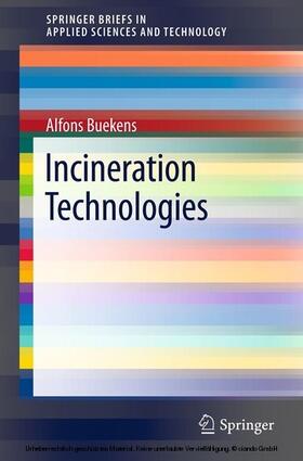 Buekens |  Incineration Technologies | eBook | Sack Fachmedien