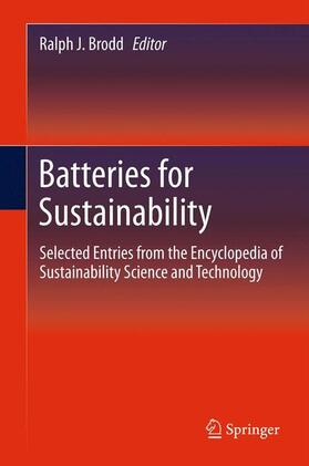 Brodd |  Batteries for Sustainability | Buch |  Sack Fachmedien