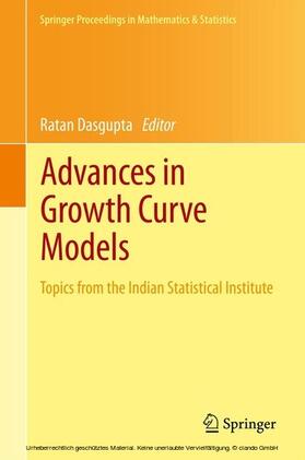 Dasgupta |  Advances in Growth Curve Models | eBook | Sack Fachmedien