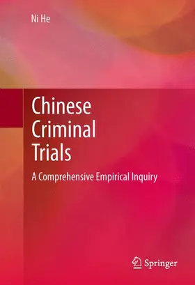 He |  Chinese Criminal Trials | Buch |  Sack Fachmedien