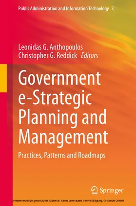 Anthopoulos / Reddick |  Government e-Strategic Planning and Management | eBook | Sack Fachmedien