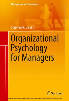 Balzac |  Organizational Psychology for Managers | eBook | Sack Fachmedien