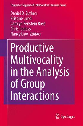 Suthers / Lund / Law |  Productive Multivocality in the Analysis of Group Interactions | Buch |  Sack Fachmedien