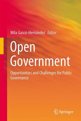 Gascó-Hernández |  Open Government | Buch |  Sack Fachmedien