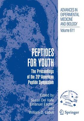 Valle / Lubell / Escher |  Peptides for Youth | Buch |  Sack Fachmedien