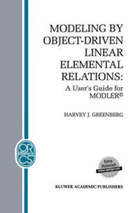 Greenberg |  Modeling by Object-Driven Linear Elemental Relations | eBook | Sack Fachmedien