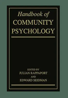 Rappaport / Seidman |  Handbook of Community Psychology | eBook | Sack Fachmedien