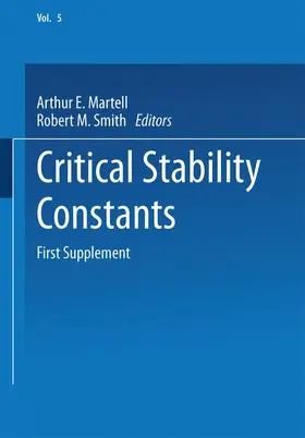 Smith / Martell |  Critical Stability Constants | Buch |  Sack Fachmedien