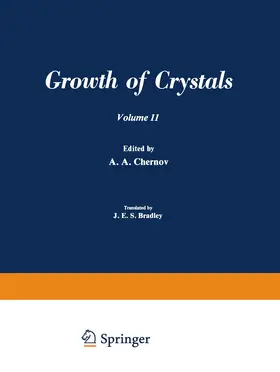 Chernov |  &#1056;&#1086;&#1089;&#1090; &#1050;&#1088;&#1080;&#1089;&#1090;&#1072;&#1083;&#1083;&#1086;&#1100; / Rost Kristallov / Growth of Crystals | Buch |  Sack Fachmedien