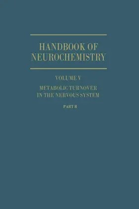 Rappoport / Marks / Fritz |  Metabolic Turnover in the Nervous System | Buch |  Sack Fachmedien