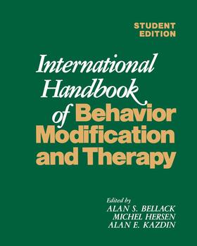 Bellack / Kazdin / Hersen |  International Handbook of Behavior Modification and Therapy | Buch |  Sack Fachmedien