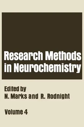 Marks |  Research Methods in Neurochemistry | Buch |  Sack Fachmedien