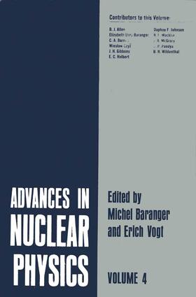 Vogt / Baranger |  Advances in Nuclear Physics | Buch |  Sack Fachmedien