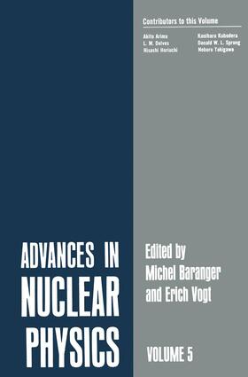Vogt / Baranger |  Advances in Nuclear Physics | Buch |  Sack Fachmedien