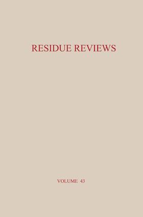Gunther |  Residue Reviews | Buch |  Sack Fachmedien