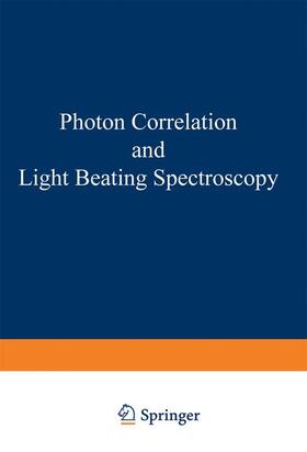 Cummins |  Photon Correlation and Light Beating Spectroscopy | Buch |  Sack Fachmedien