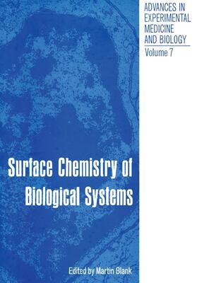 Blank |  Surface Chemistry of Biological Systems | Buch |  Sack Fachmedien