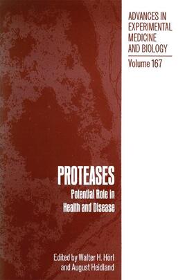 Horl |  PROTEASES: Potential Role in Health and Disease | Buch |  Sack Fachmedien