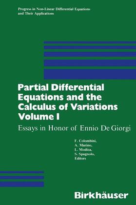 COLOMBINI / SPAGNOLA / MARINO |  Partial Differential Equations and the Calculus of Variations | Buch |  Sack Fachmedien