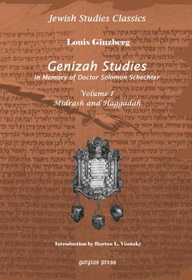 Ginzberg |  Genizah Studies in Memory of Doctor Solomon Schechter | eBook | Sack Fachmedien